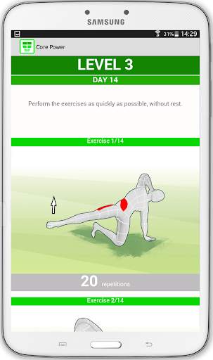 Core Power daily training abs screenshot 10
