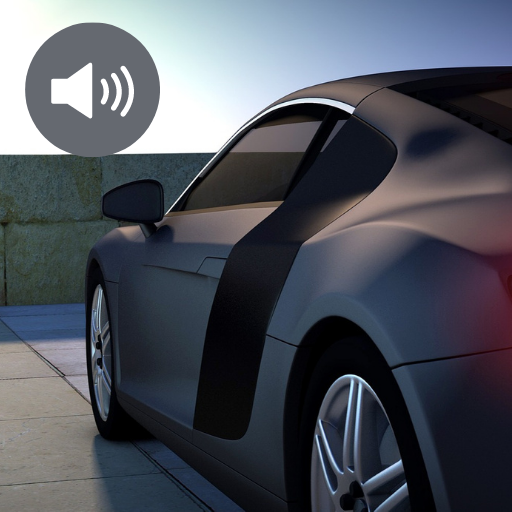 Car engine sound icon