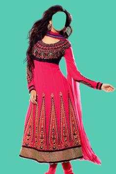 Indian Woman Dress Photo Suit screenshot 1