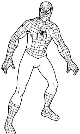 spider hero coloring 3 تصوير الشاشة
