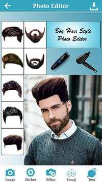 Man Hair Style Photo Editor 3 تصوير الشاشة