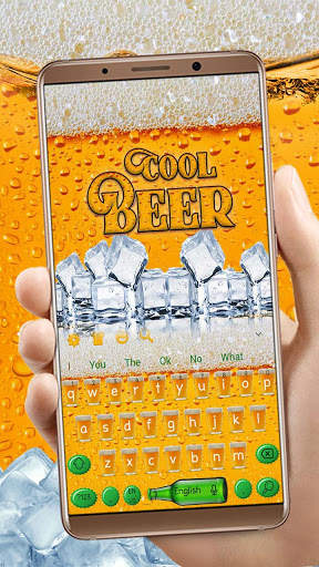 Cool Beer Keyboard Theme screenshot 1