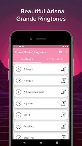 Ariana Grande Ringtones - Offline Songs & Sounds screenshot 1