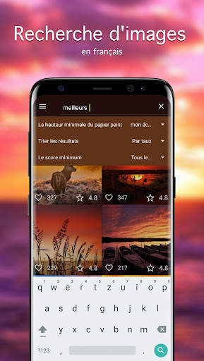 Fond d'écran coucher de soleil screenshot 2