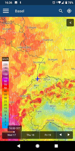 meteoblue weather & maps screenshot 3