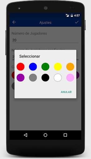 Seleccionar Equipos al Azar screenshot 5