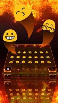 Hell Fire Flames Keyboard Theme screenshot 3