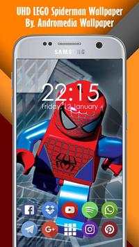 UHD LEGO Spiderman Wallpaper screenshot 1