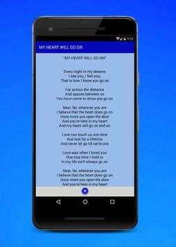 Celine Dion Song&Lyrics screenshot 3