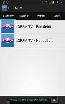 LORFM TV - La chaine TV screenshot 1