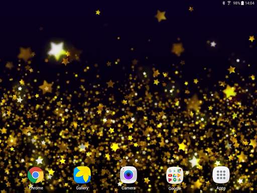 Gold Stars Live Wallpaper screenshot 12