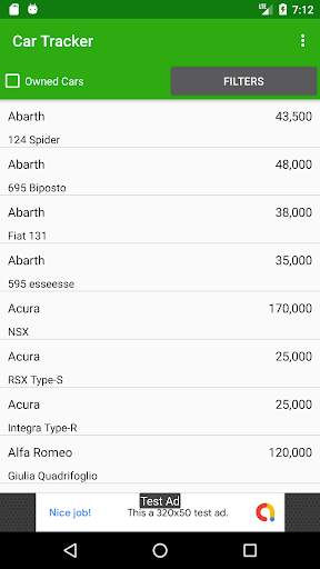 Car Tracker for Forza Horizon 4 स्क्रीनशॉट 1