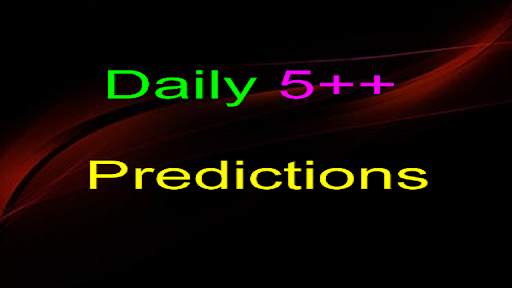 Daily 5   Predictions screenshot 1