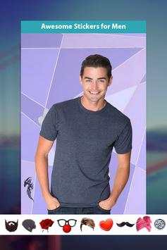Men T-Shirt Photo Suit Editor 4 تصوير الشاشة