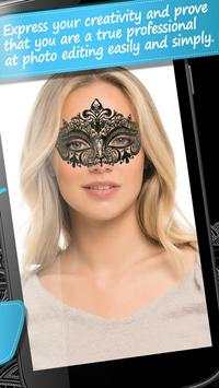 Lace Eye Mask Sticker Camera screenshot 2