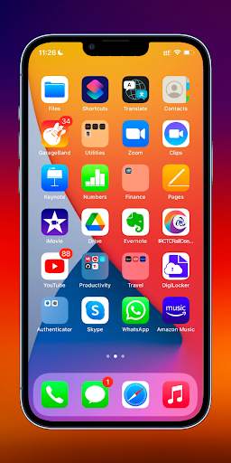 Launcher ios 15 screenshot 1