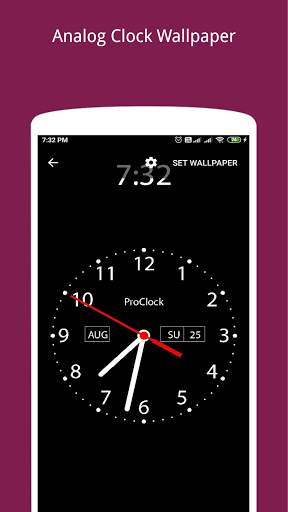 Analog Clock Wallpaper screenshot 1