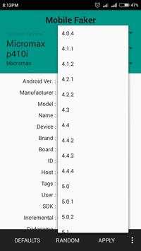Mobile Faker screenshot 2