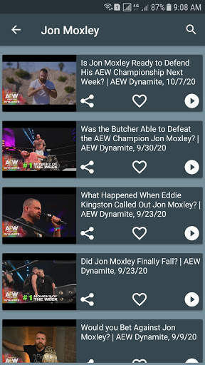 Wrestling and Fighting Videos screenshot 4