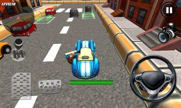 Crazy Cartoon Parking King 3D screenshot 3