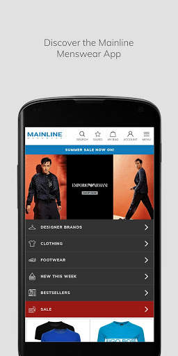 Mainline Menswear screenshot 1