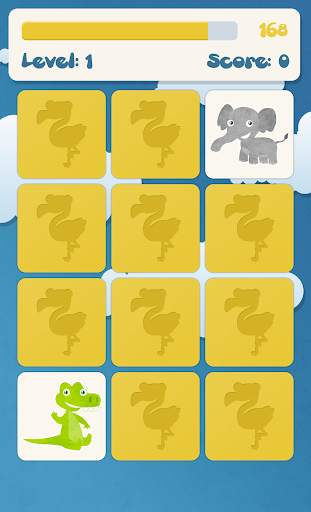 Animals memory game for kids screenshot 3