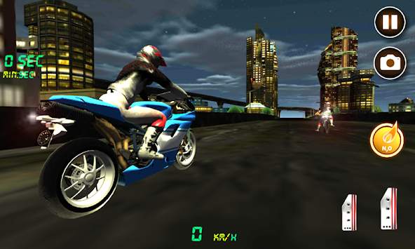 Motor Biker City Driving screenshot 8