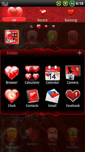 Valentine´s GO Launcher Theme screenshot 4
