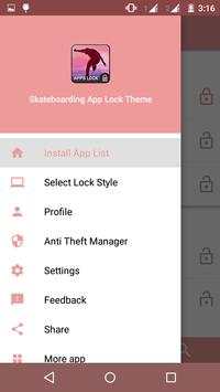 Skateboarding App Lock Theme screenshot 7