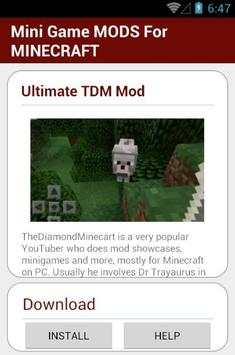Mini Game MODS For MINECRAFT स्क्रीनशॉट 6