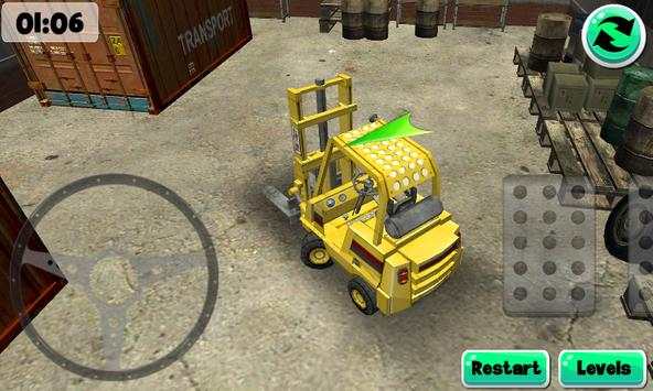 3D Forklift Driving screenshot 3
