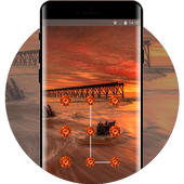 Lock theme for google pixel marvellous sea icon