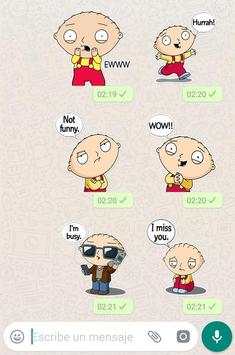 Family Guy stickers screenshot 1