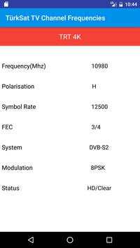 TürkSat TV Channel Frequencies screenshot 5