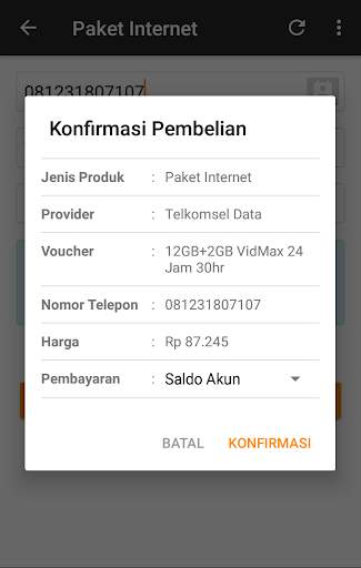 Paket Data   Native App for Reseller screenshot 4