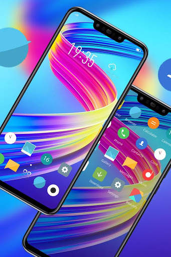 Colorful Techno Spark 3 theme HD launcher screenshot 2