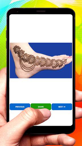 Foot Feet Leg Mehndi Designs Idea screenshot 8