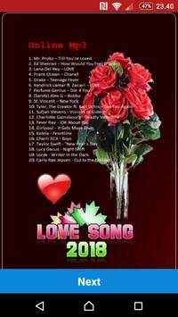 Mp3 Love Songs 2018 screenshot 1