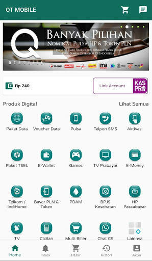 QT Mobile - Ahlinya Isi Ulang Murah & Cepat screenshot 2