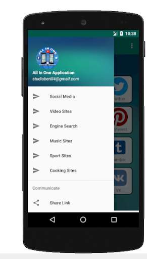 Social media-Social networks in one application screenshot 1
