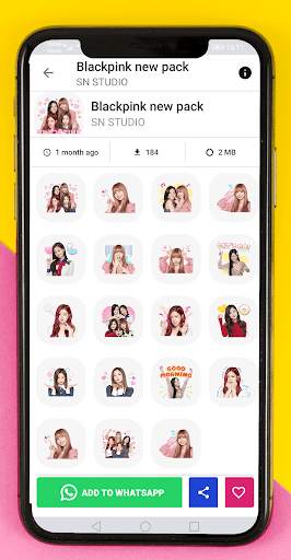 Blackpink Sticker for WhatsApp screenshot 5