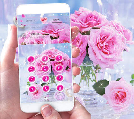 Pink Rose Love Theme screenshot 2