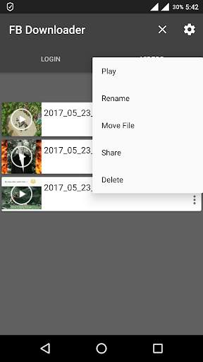 Video downloader for Facebook free screenshot 3