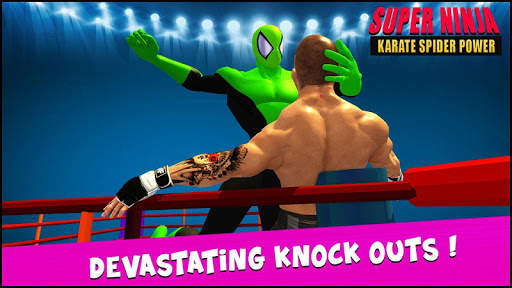 Super Ninja Karate Spider Power Ring Fighting 2020 screenshot 4