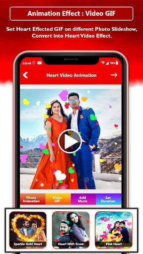 Heart Photo Effect Video Maker screenshot 4