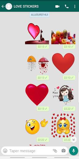LOVE STICKERS FOR WHATSAPP - ❤️WASTICKERAPPS❤️ screenshot 3