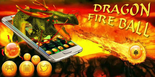 Dragon Fire Ball Tema screenshot 4