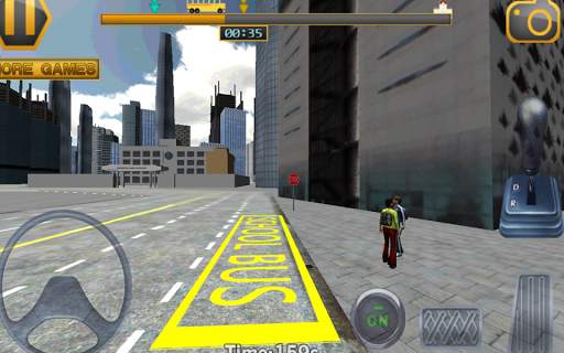 Schoolbus Driving 3D Simulator screenshot 3