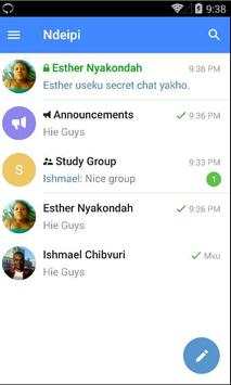 Ndeipi Messenger screenshot 5