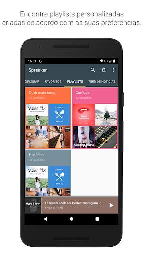 Spreaker Podcast Player - App para ouvir podcasts screenshot 3